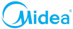 Логотип фирмы Midea в Буйнакске