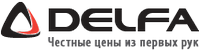 Логотип фирмы Delfa в Буйнакске